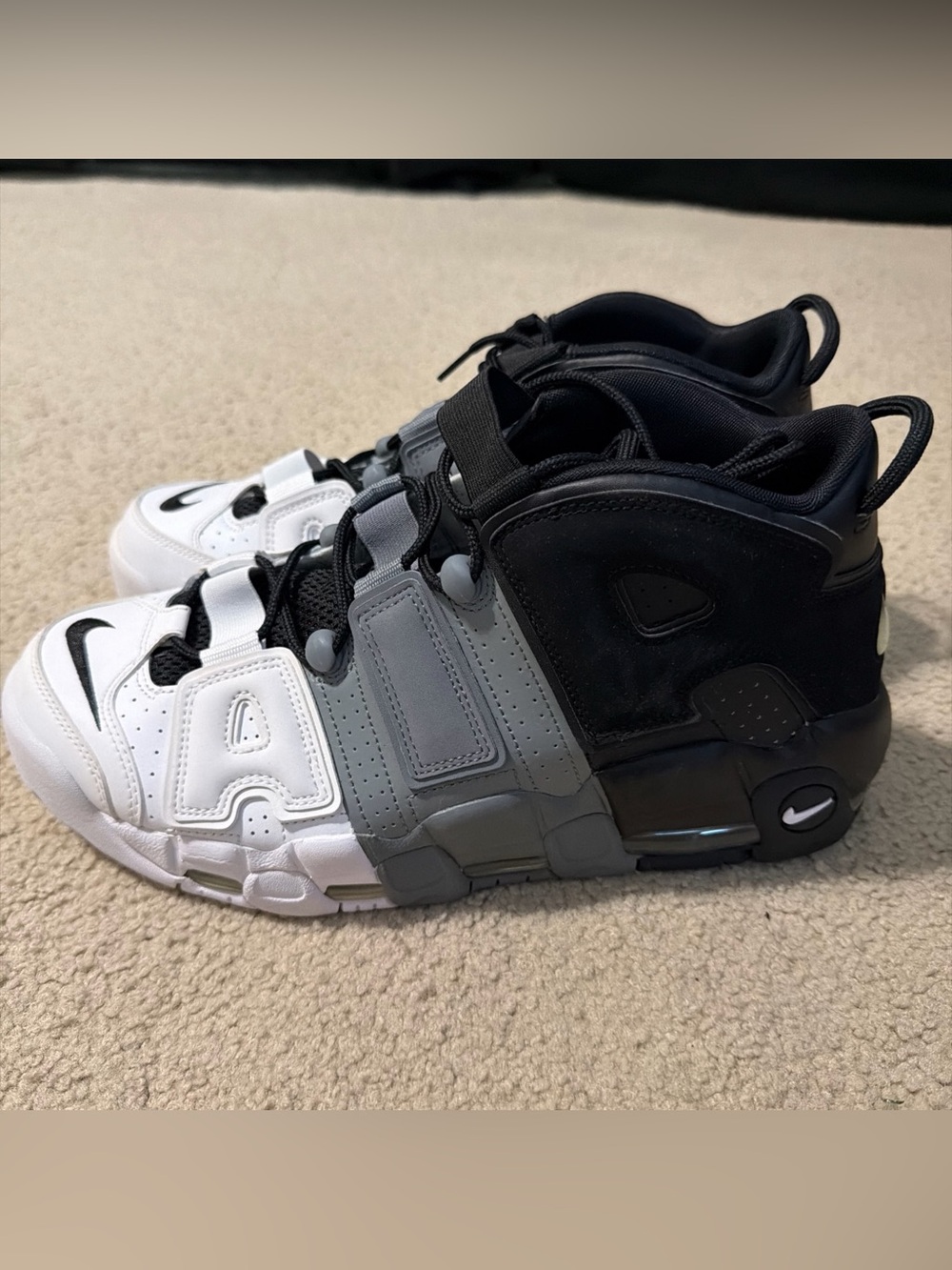 Nike Men’s Size 11 Air More Uptempo Tri-Color Sneakers Shoes Scottie Pippen NEW